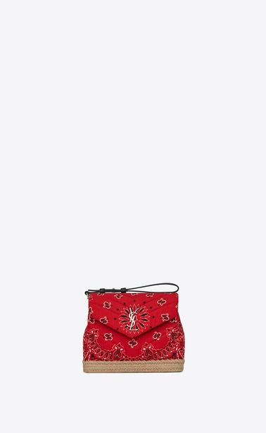 LOULOU toy bag in a bandana fabric